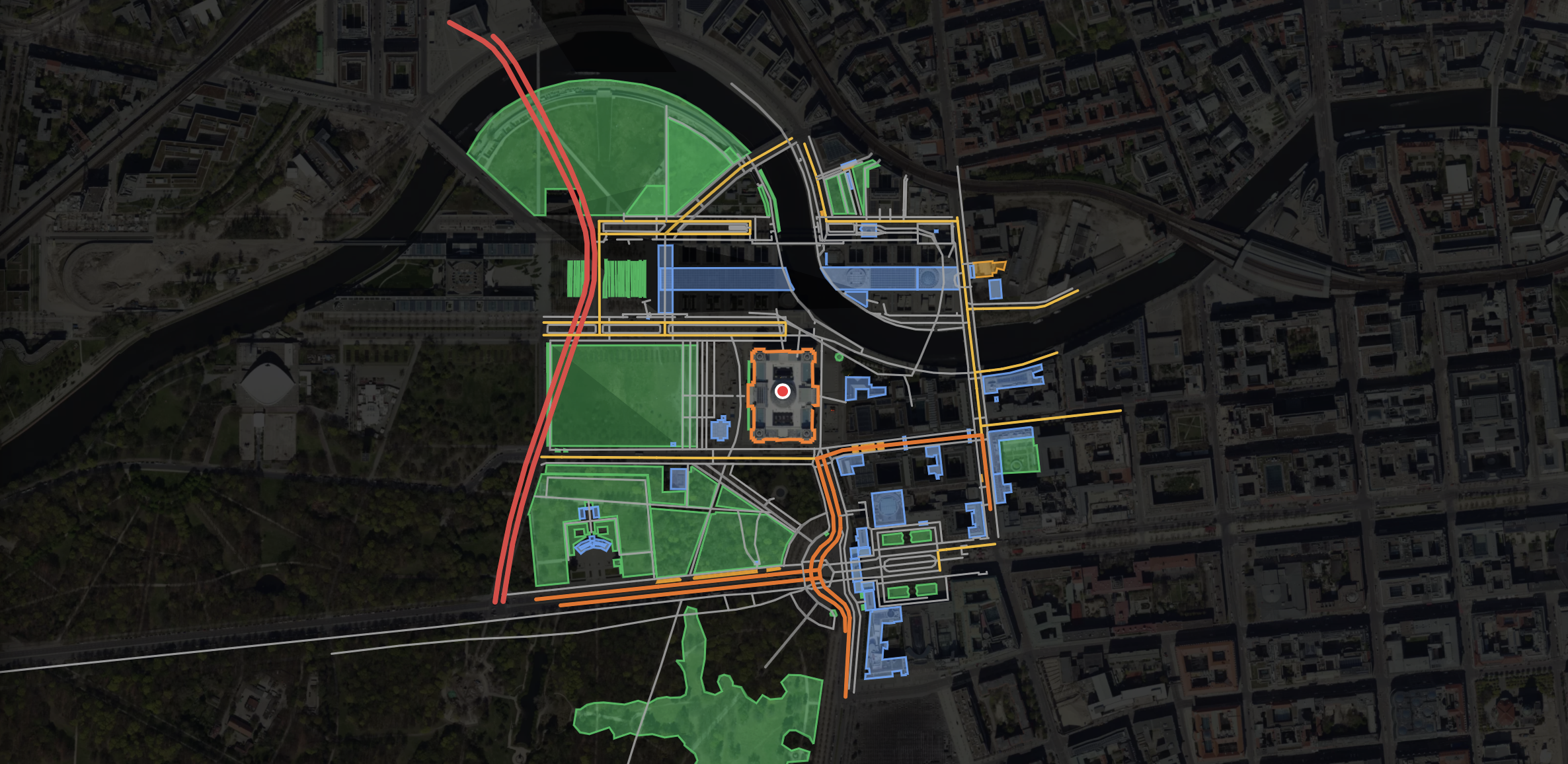 Green cover, vegetation index, and ESG-relevant boundaries.